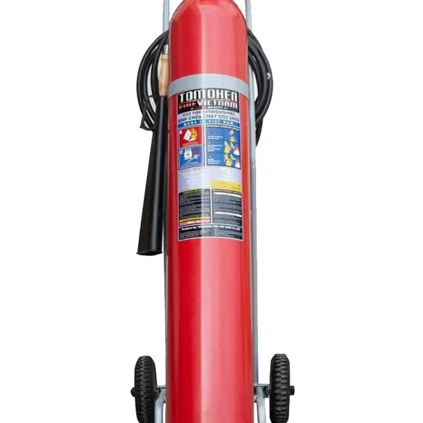 Bình Chữa Cháy Xe Đẩy Tomoken Khí CO2 24Kg MT24