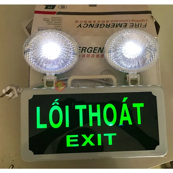 Đèn Sự Cố Kết Hợp Exit 2 Trong 1