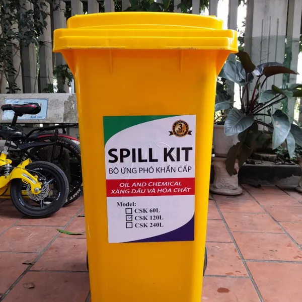 Bộ Ứng Cứu Tràn Dầu Và Hóa Chất Tràn Vãi (Oil and chenmical 120L)