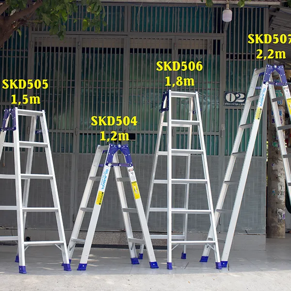 Thang Rút Nhôm Xếp Chử A SKD505