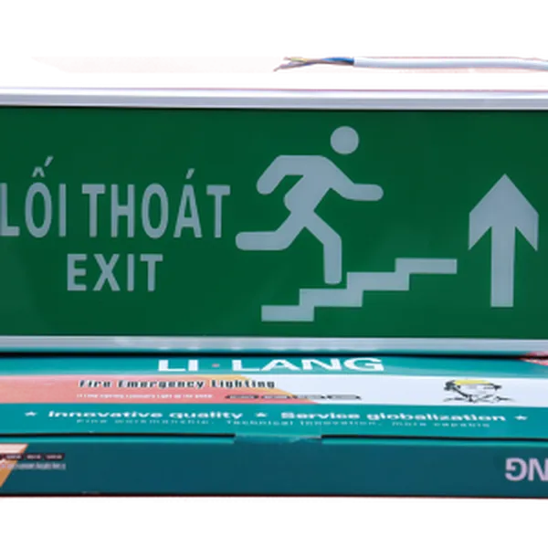 Đèn Exit Thoát Hiểm Lilang 1 Mặt Có Chỉ Hướng