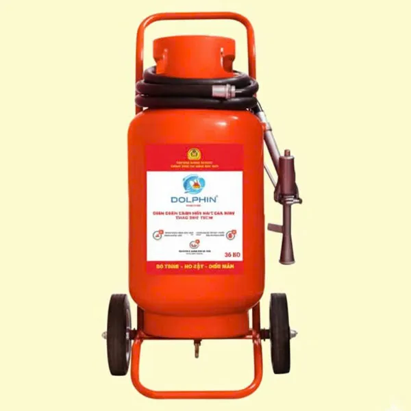 Bình Cứu Hỏa Bột Xe Đẩy ABC 35Kg Dolphin DPA-ABC35