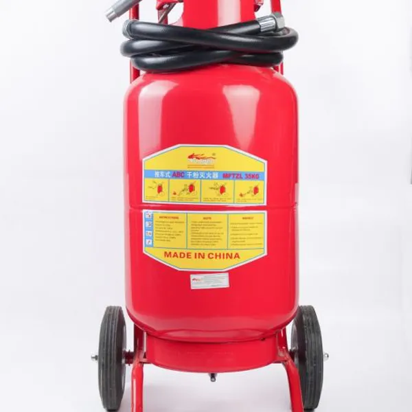 Bình Chữa Cháy Bột ABC 35Kg Xe Đẩy YONG JIN MFZL35