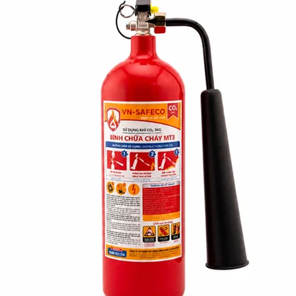Bình Chữa Cháy Khí CO2 3Kg VN-SAFECO