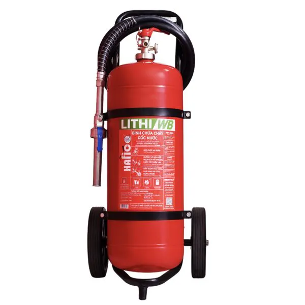 Bình Chữa Cháy Xe Đẩy Hafico Pin Xe Điện Gốc Nước 25Lít LITHI/WB HFLWB25M