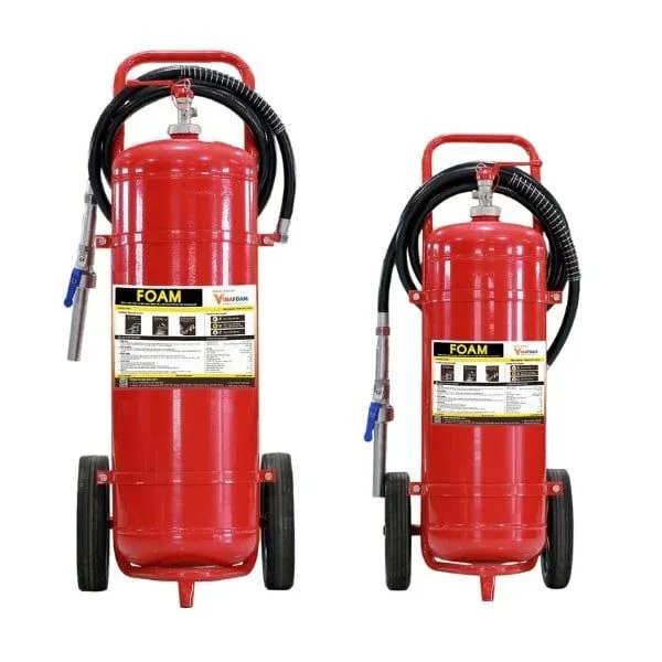 Bình Chữa Cháy Vinafoam Xe Đẩy Bột ABC 25Kg