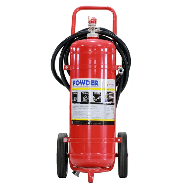 Bình Chữa Cháy Vinafoam Xe Đẩy Bột ABC 35Kg