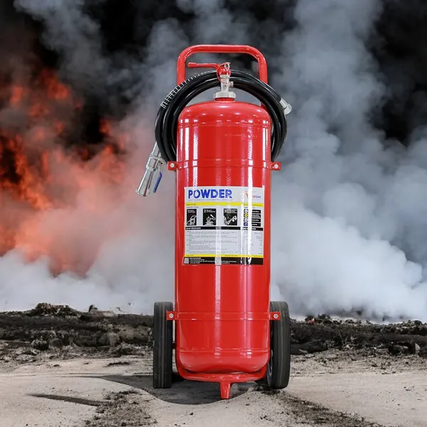 Bình Chữa Cháy Vinafoam Xe Đẩy Bột ABC 50Kg