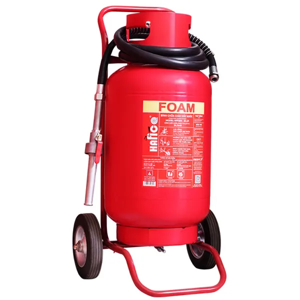 Bình Cứu Hỏa Xe Đẩy Hafico Bọt Foam 25Lít HFF25M