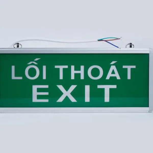 Đèn EXIT 2 Mặt YongJin YJ820-11 Không Hướng Có Kiểm Định