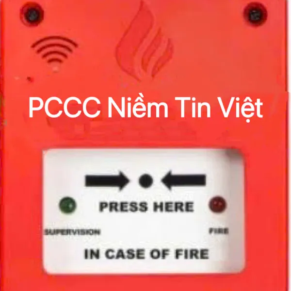 YJK-506RF Nút Nhấn Báo Cháy Không Dây RF YongJin