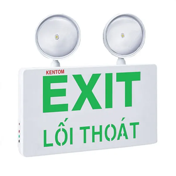 Đèn Chiếu Sáng Sự Cố Kết Hợp Exit Kentom KT730