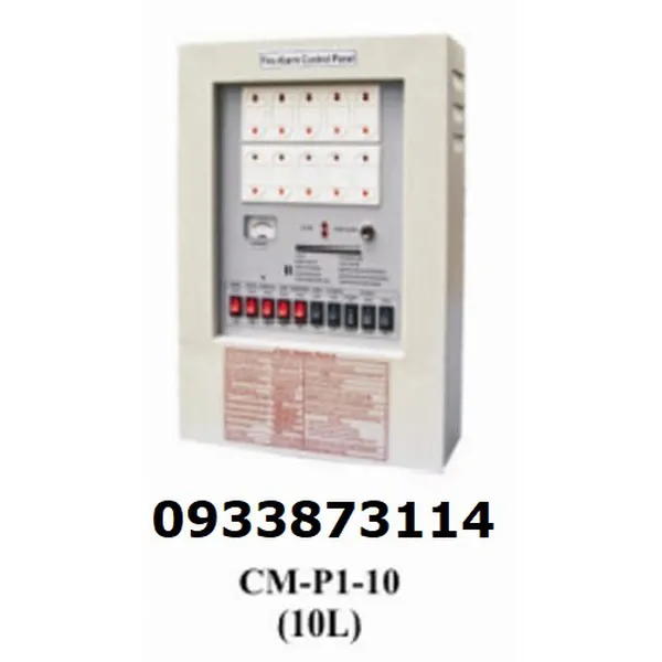 Tủ Trung Tâm Báo Cháy Chungmei 10 Kênh CM-P1-10L (Bao Gồm Ắc Quy)