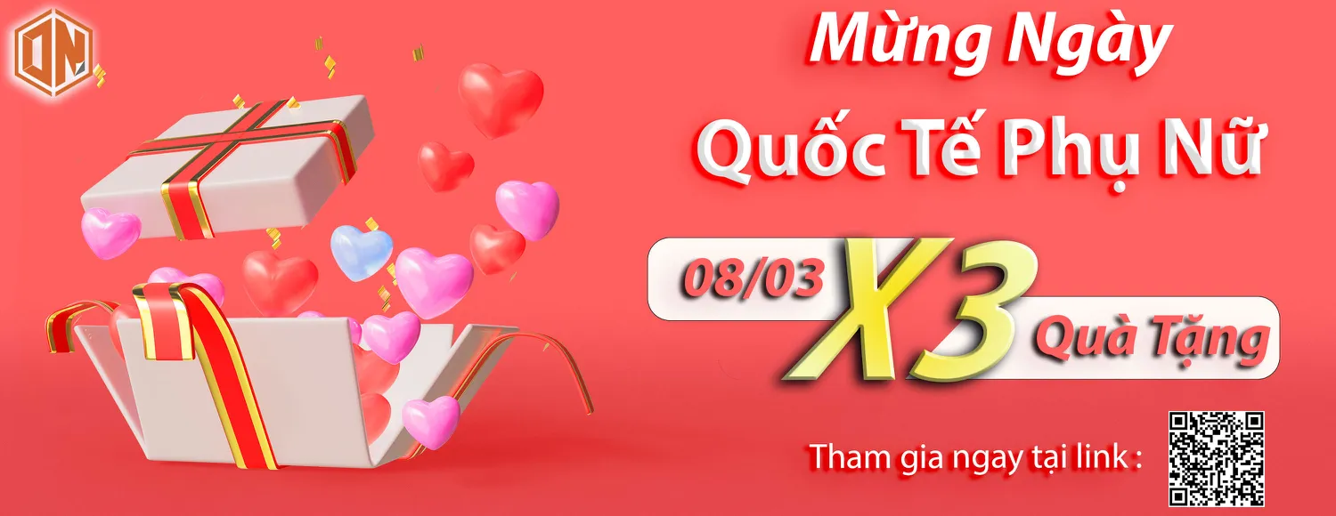 MÙNG 8 THÁNG 3 - NHÂN 3 QUÀ TẶNG