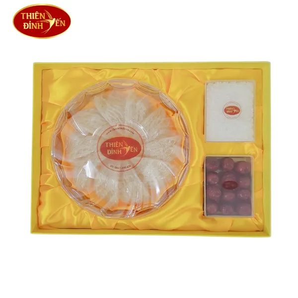 HỘP QUÀ YẾN TINH CHẾ SỢI - 100G