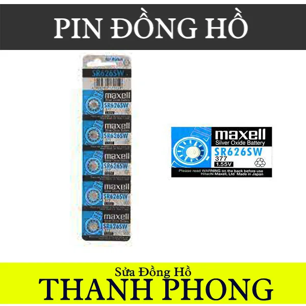 PIN ĐỒNG HỒ MAXELL SR626W