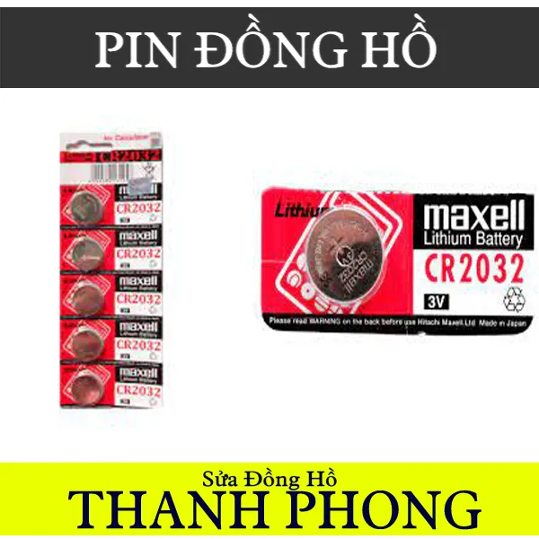 PIN ĐỒNG HỒ MAXELL CR 2032 LITHIUM 3VOLT