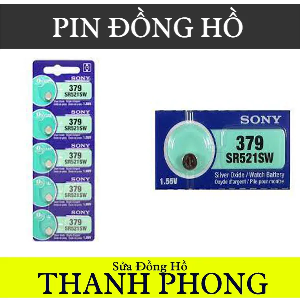 PIN ĐỒNG HỒ SONY SR 521 W