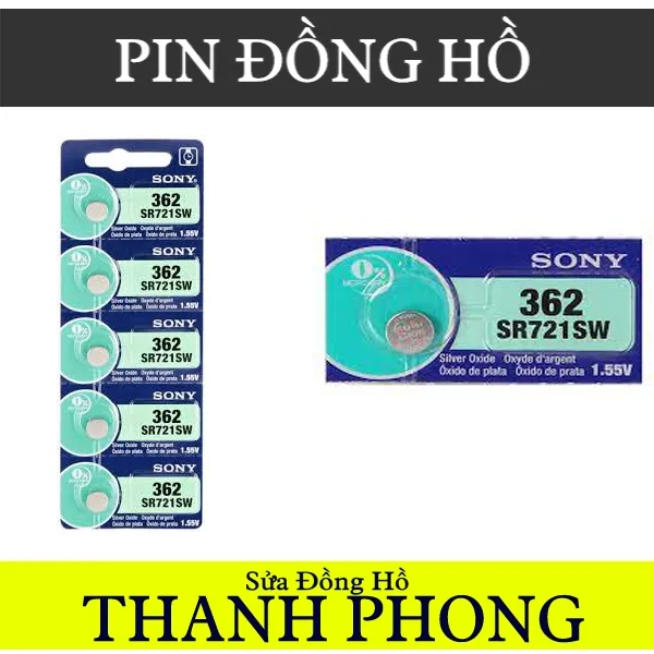 PIN ĐỒNG HỒ SONY SR721W