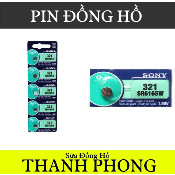 PIN ĐỒNG HỒ SONY SR 616 W