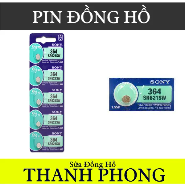 PIN ĐỒNG HỒ SONY SR621 W