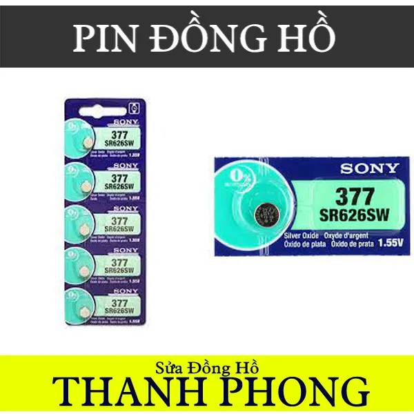 PIN ĐỒNG HỒ SONY SR626 W
