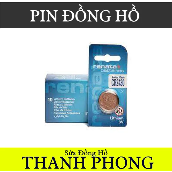 PIN ĐỒNG HỒ RENATA CR 2430