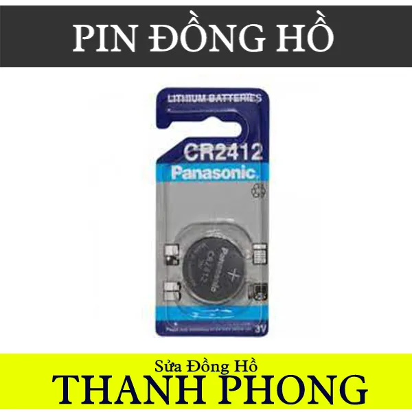 PIN ĐỒNG HỒ CR 2412 LITHIUM 3VOLT