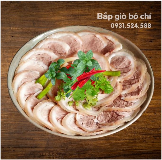 Thịt bắp giò heo bó chỉ thơm ngon, ngọt thịt, giòn sần sật Thịt bắp giò heo bó chỉ thơm ngon, ngọt thịt, giòn sần sật