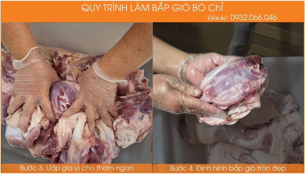 Thịt bắp giò heo bó chỉ luộc thơm ngon TPHCM Thịt bắp giò heo bó chỉ luộc thơm ngon TPHCM