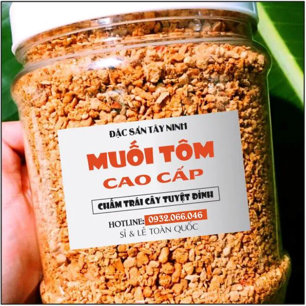 Muối tôm Tây Ninh loại ngon