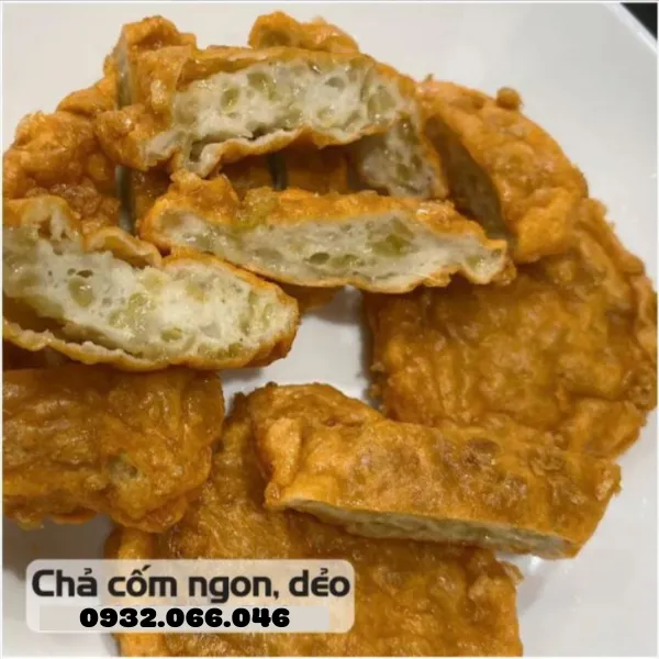 Chả cốm Ước Lễ bún đậu mắm tôm