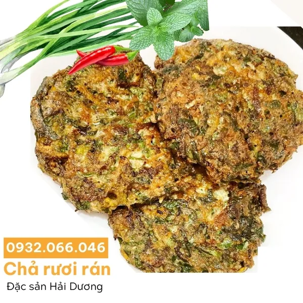 Chả rươi rán thơm ngon đặc sản Tứ Kỳ Hải Dương