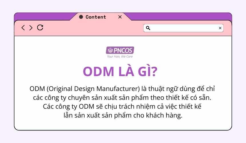 Khái niệm về mô hình ODM