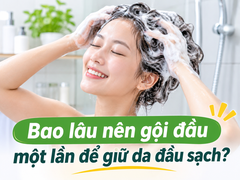 Bao lâu nên gội đầu một lần?