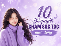 10 Bí quyết chăm sóc tóc mùa đông 