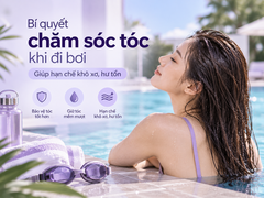Bí quyết chăm sóc tóc khi đi bơi giúp hạn chế khô xơ, hư tổn