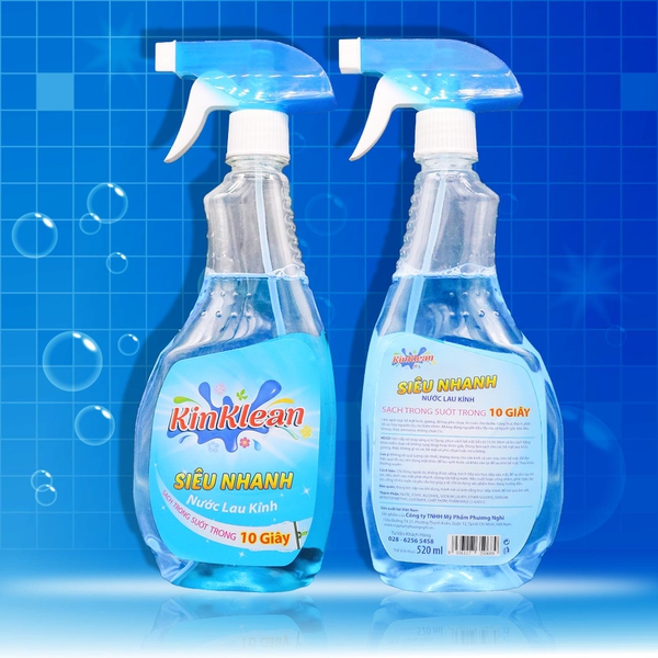 NƯỚC LAU KÍNH KINKLEAN 520ML
