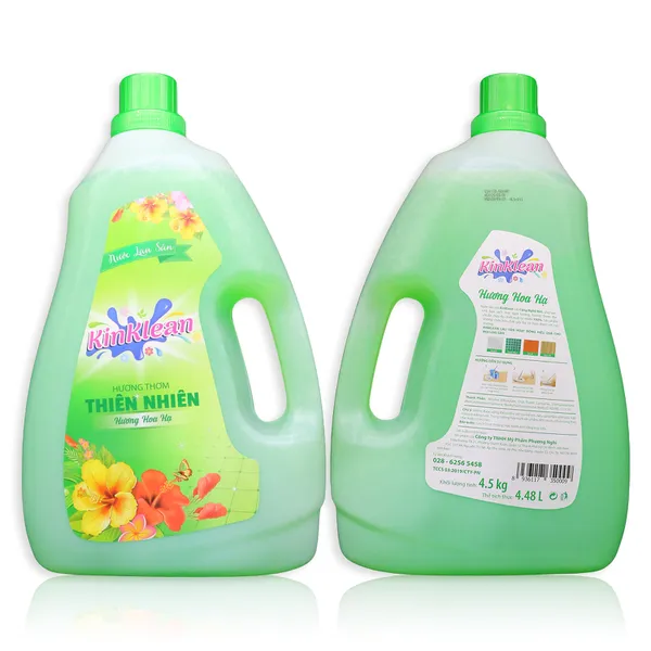 NƯỚC  LAU SÀN KINKLEAN HƯƠNG HOA HẠ 4,5KG