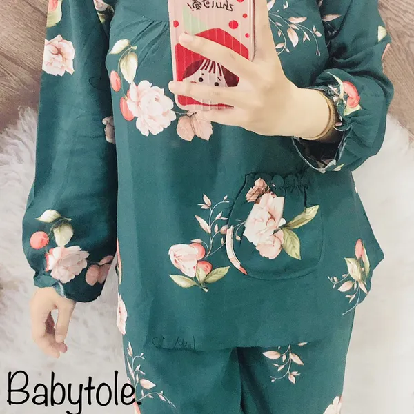 Đồ bộ tole lanh người lớn - tay dài quần dài size 0 ( 63-70kg ) (Combo 10 bộ)