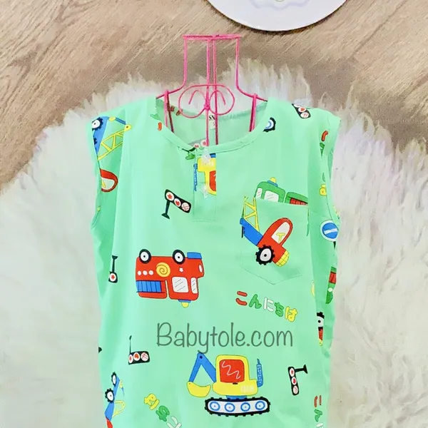 Đồ bộ TOLE Bé Trai sát nách size 13,14 (35kg - 45kg)