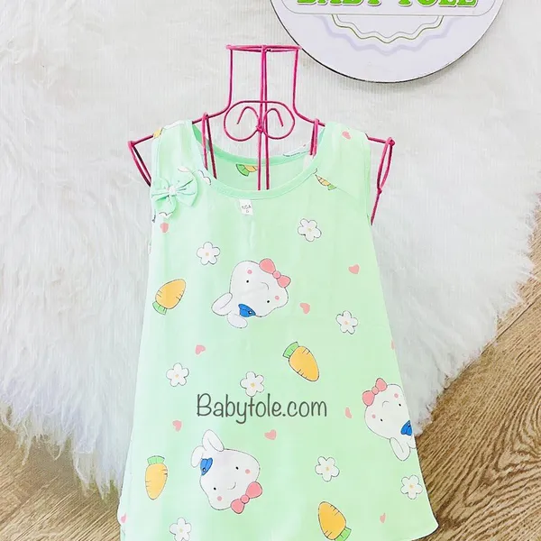 COMBO 10 bộ size 10 (23-25 kg) - Đồ bộ TOLE Bé Gái Xòe Sát Nách