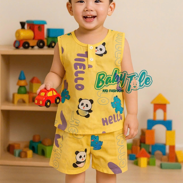 COMBO 10  ( 40-45 kg ) size 14 -  đồ tole sát nách quần đùi bé trai