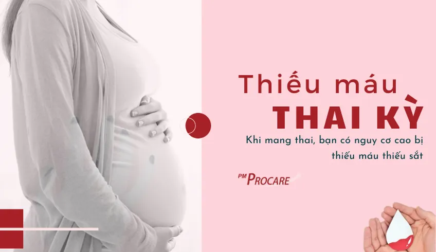 Nguyên nhân gây thiếu máu khi mang thai