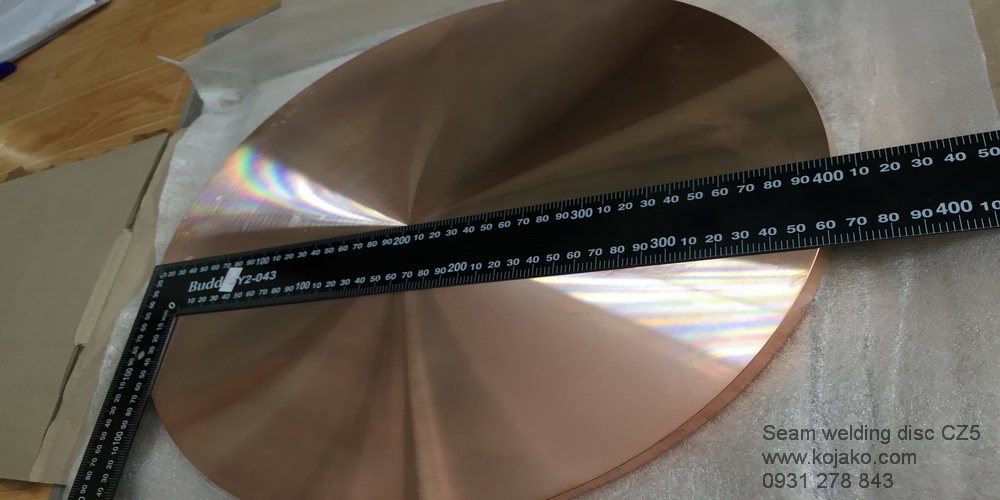 Đĩa hàn lăn Đồng hợp kim crom cz5 Đĩa hàn lăn Đồng hợp kim crom cz5