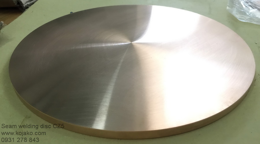 Đĩa hàn lăn Đồng hợp kim CZ5 Đĩa hàn lăn Đồng hợp kim CZ5
