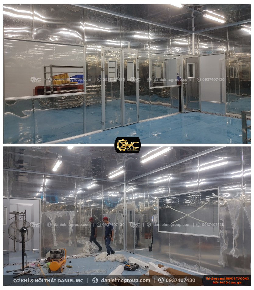 Thi công tường chống cháy theo quy chuẩn, thi công nhà panel, nhà xưởng panel, kho panel - Bình Dương