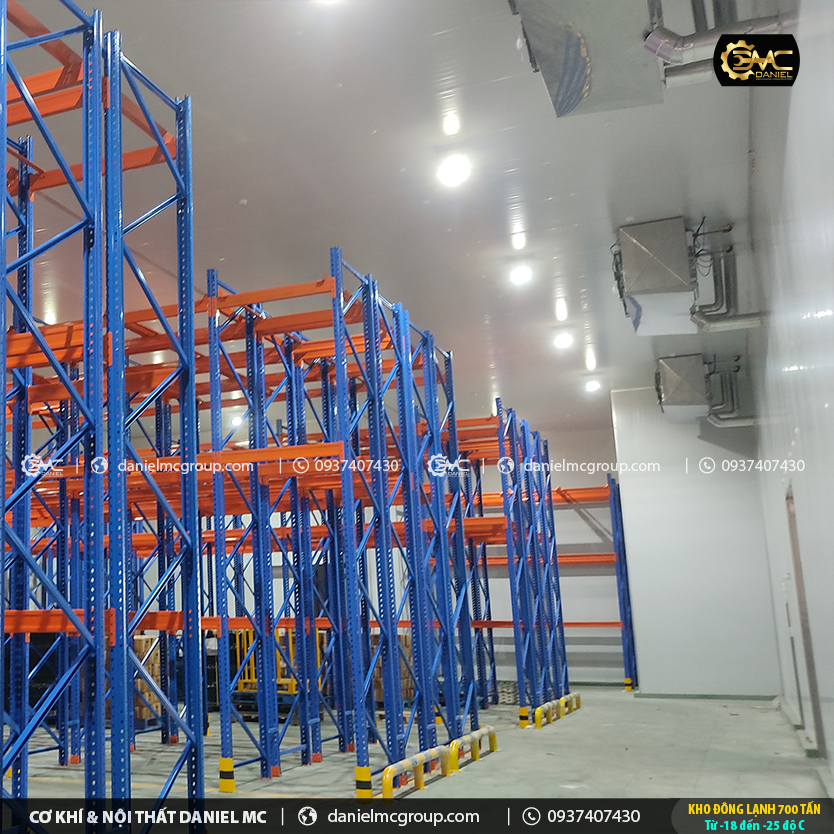 Thiết kế thi công kho lạnh 700 tấn, nhiệt độ -18 đến -25 độ C Thiết kế thi công kho lạnh 700 tấn, nhiệt độ -18 đến -25 độ C