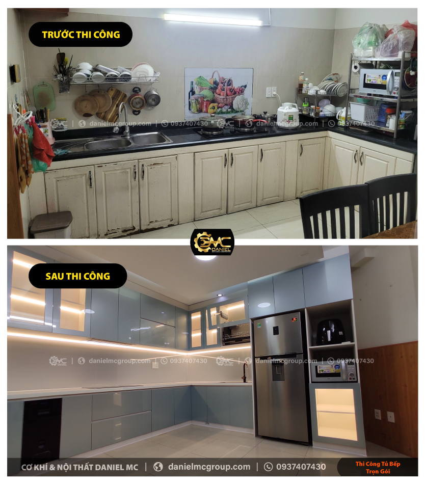 Cải tạo nhà bếp, sửa chữa nhà trọn gói, Sản xuất tủ bếp nhôm cao cấp và tủ bếp nhựa Acrylic - Gò Vấp HCM Cải tạo nhà bếp, sửa chữa nhà trọn gói, Sản xuất tủ bếp nhôm cao cấp và tủ bếp nhựa Acrylic - Gò Vấp HCM