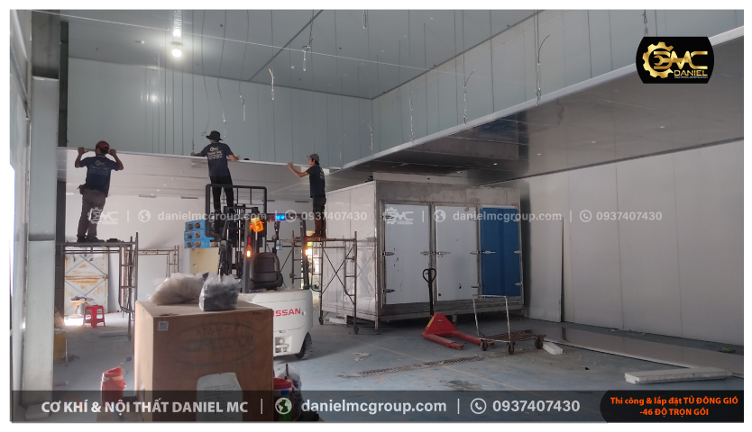 Thiết kế thi công lắp đặt TỦ ĐÔNG GIÓ, KHO CẤP ĐÔNG NHANH nhiệt độ -46 độ C Thiết kế thi công lắp đặt TỦ ĐÔNG GIÓ, KHO CẤP ĐÔNG NHANH nhiệt độ -46 độ C